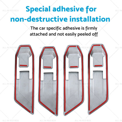 Carbon Fiber Inner Door Handle Cover for Mitsubishi Triton L200 (2023-2025)
