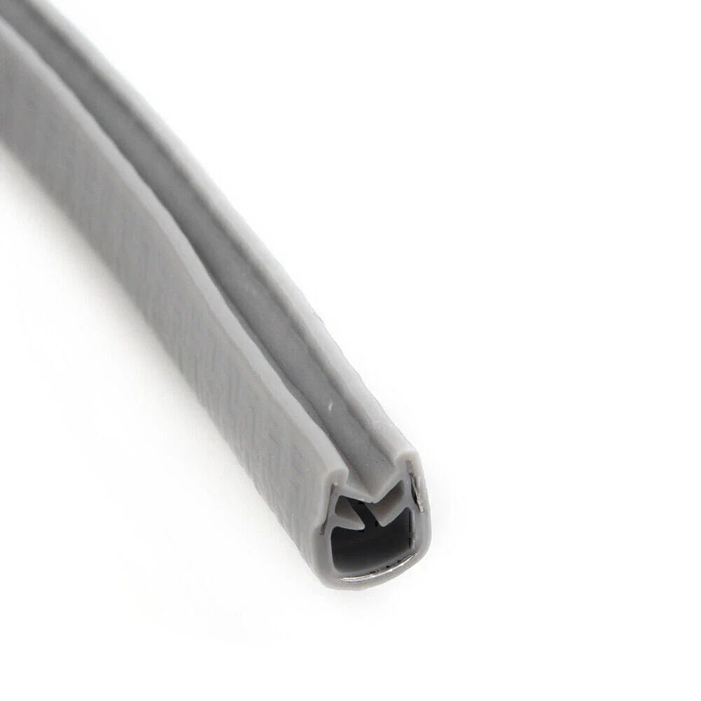 13Ft Universal Rubber Seal Trim Molding Strip for Auto Door Edge Protector Grey