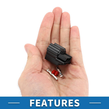 2 x Pin Headlight Wiper Motor Connector Plug for Toyota Lexus