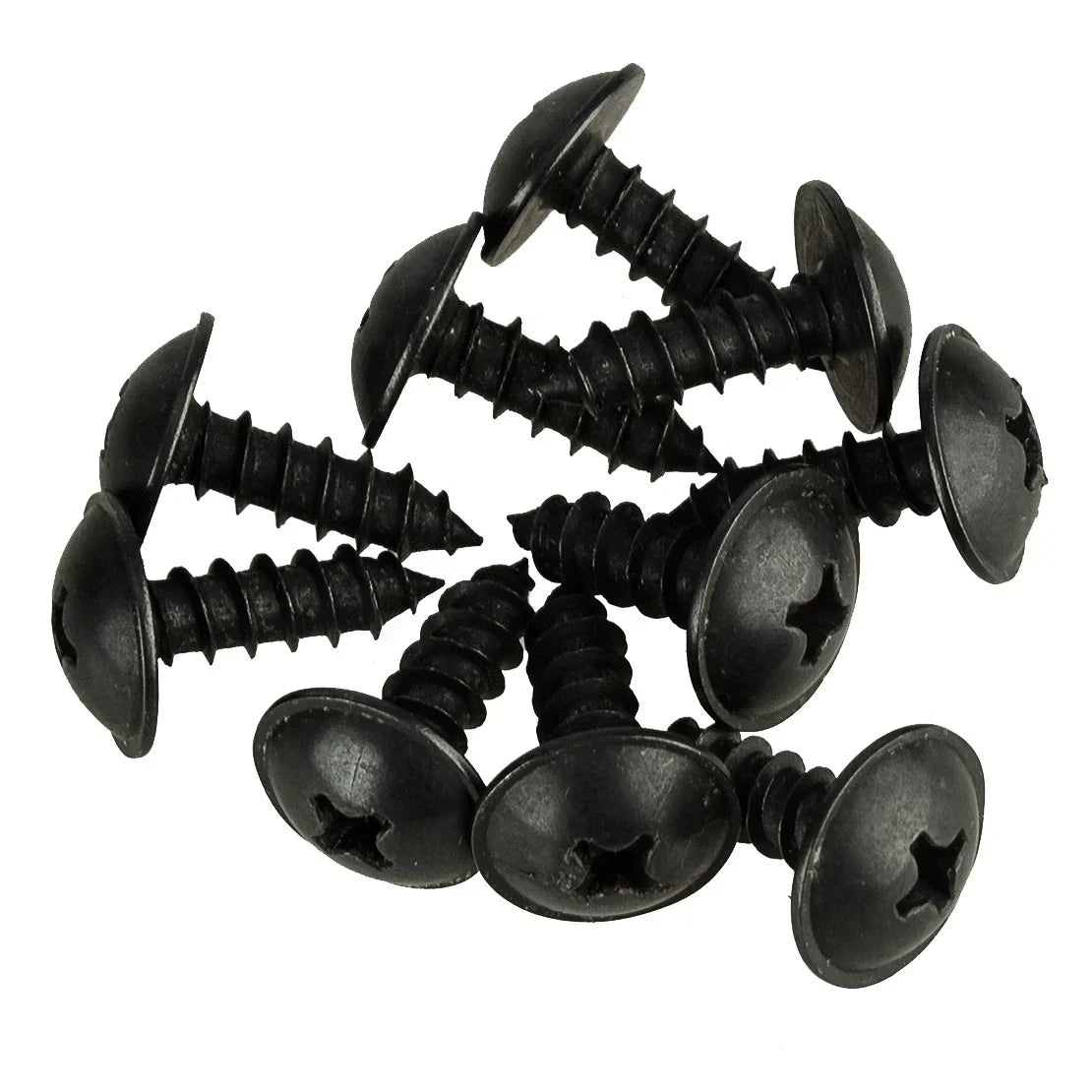 10 x Black Fender Liner Bracket Screws for Hyundai Kia