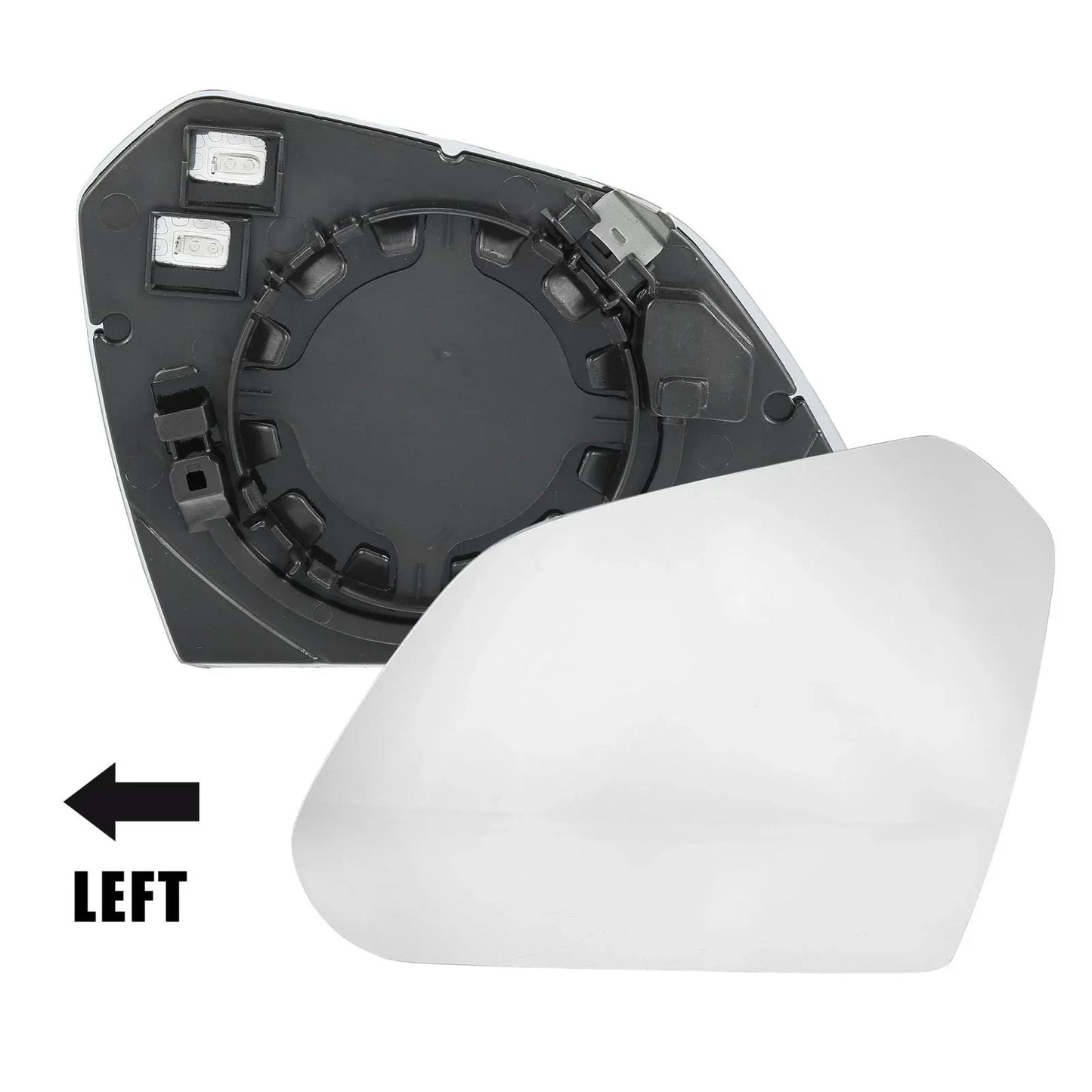 Heated Left Side Mirror Glass Replacement for Hyundai Sonata (2016-2017)