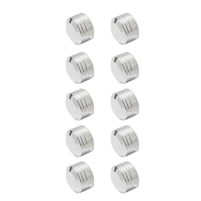 10 x Chrome Engine Bolt Topper Caps Covers for Harley Dyna Softail