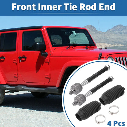 4 x Front Inner Tie Rod End Links for Jeep Grand Cherokee (2011-2015)