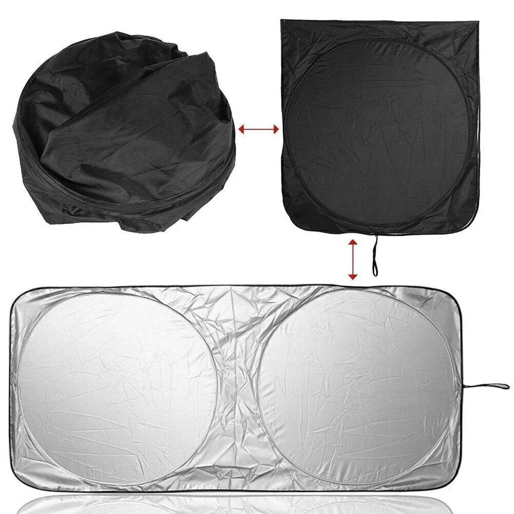 X-Large Front Windshield Sun Shade Visor Cover for Car (No Year Specified)
