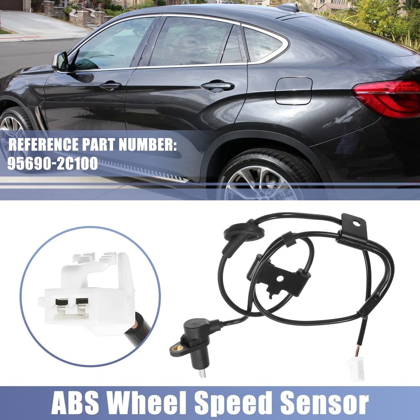 Rear Right ABS Wheel Speed Sensor for Hyundai Tiburon (2003-2005)