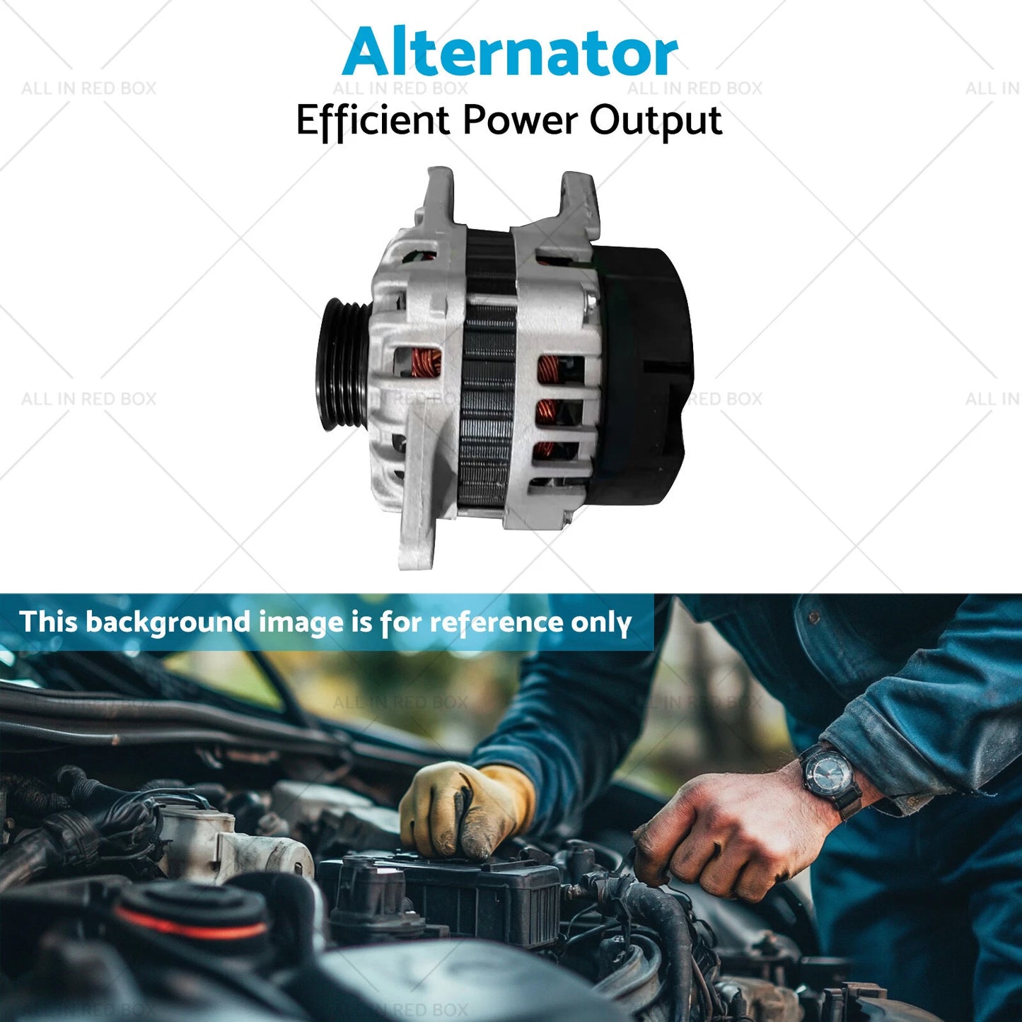 12V Alternator for Hyundai Accent, Elantra, Excel, Kia Cerato (2000-2006)