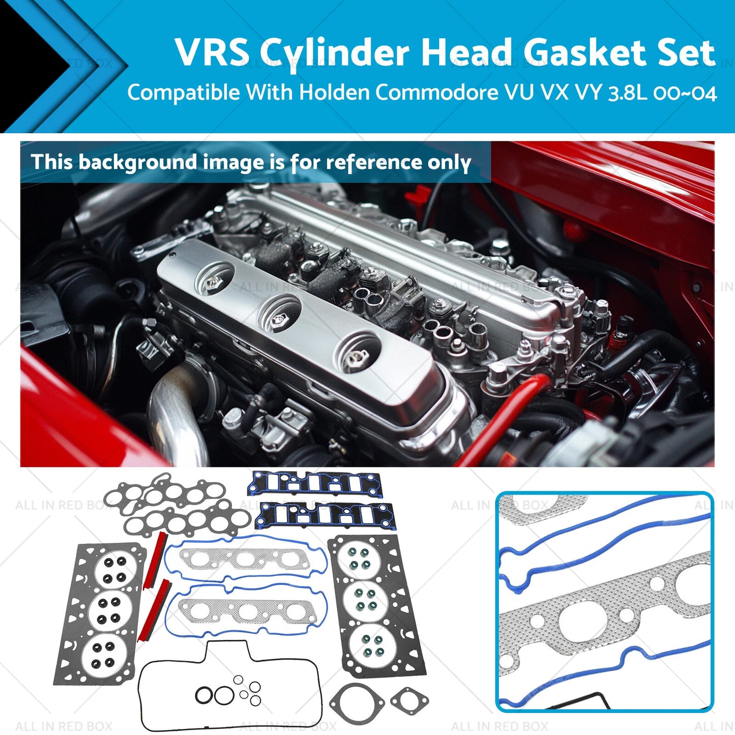 Cylinder Head Gasket Set for Holden Commodore VU VX VY 3.8L (2000-2004)