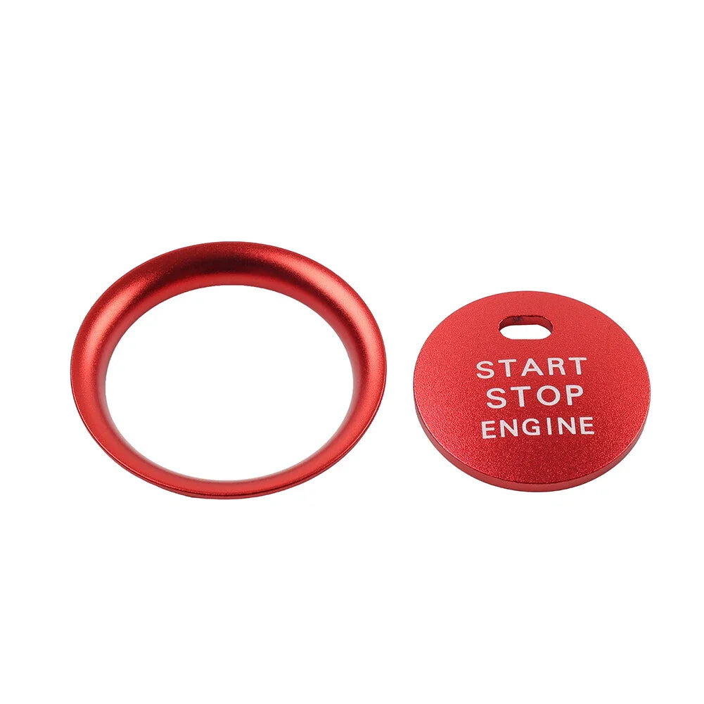 Red Engine Start Push Button Cover Ring Trim for Mazda 3 6 CX-5 (2014-2023)