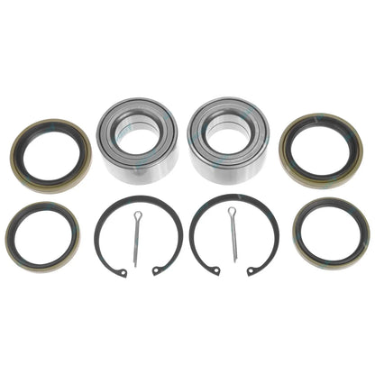 2 x Front Wheel Bearing Kits + Grease for Nissan Tiida C11 1.8L MR18DE 2006~2013