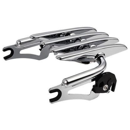 Detachable Sissy Bar Backrest Stealth Luggage Rack for Harley Touring