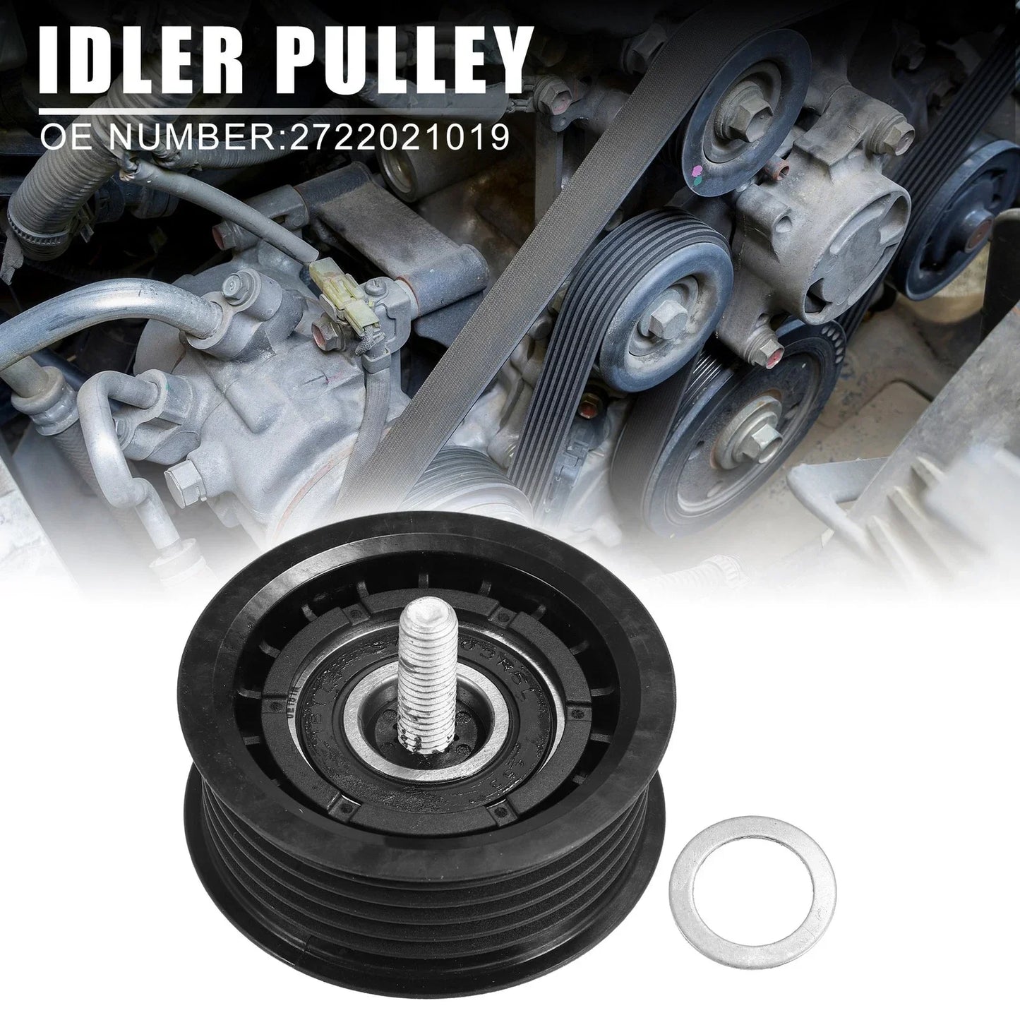 Belt Idler Pulley for Mercedes-Benz C 230 (2006-2007)