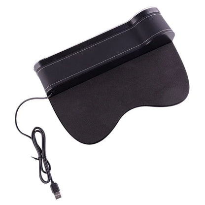 Car Seat Gap Filler Storage Box Holder for Right Car - Dual USB (2020-2023)