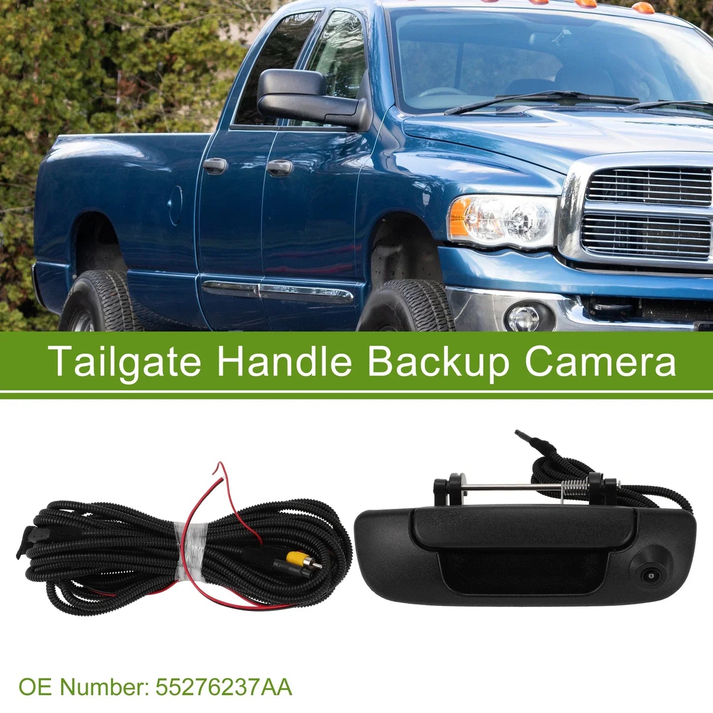 Tailgate Handle Backup Camera for Dodge Ram 1500 (2013-2018)