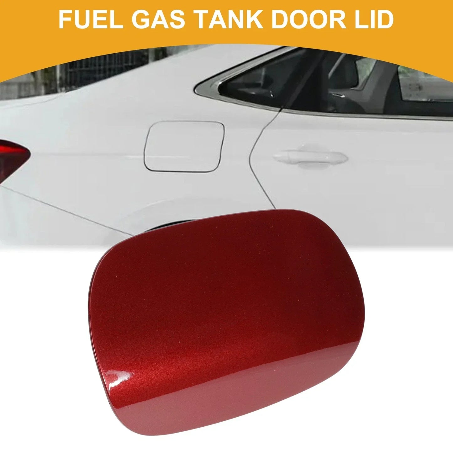 Fuel Tank Door Cap for Mercedes-Benz W205 2014-2021 Fuel Filler Flap Cover Red