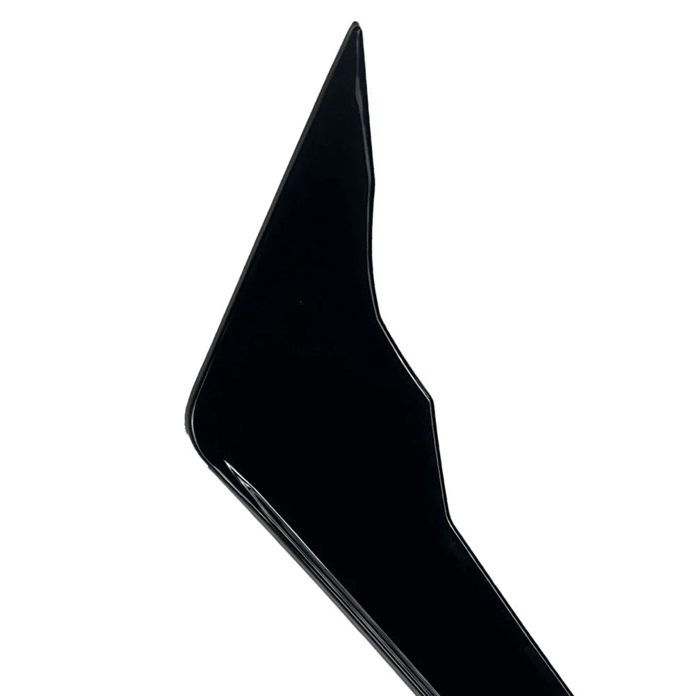 Glossy Black Front Bumper Side Spoiler Trim for Audi Q5 (2021-2024)