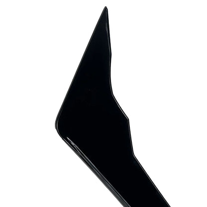 Glossy Black Front Bumper Side Spoiler Trim for Audi Q5 (2021-2024)