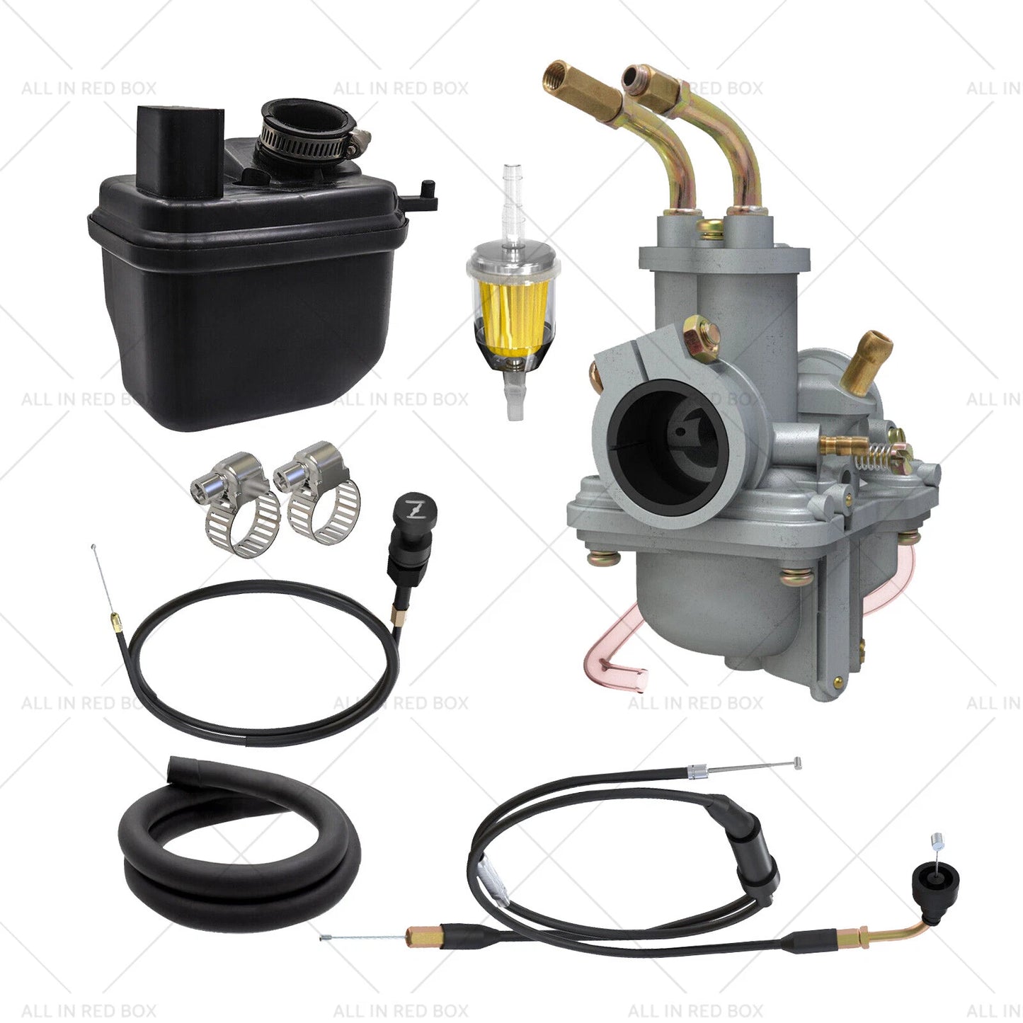 Carburetor Air Filter & Throttle Choke Cable for Yamaha PEEWEE PW50 PY50