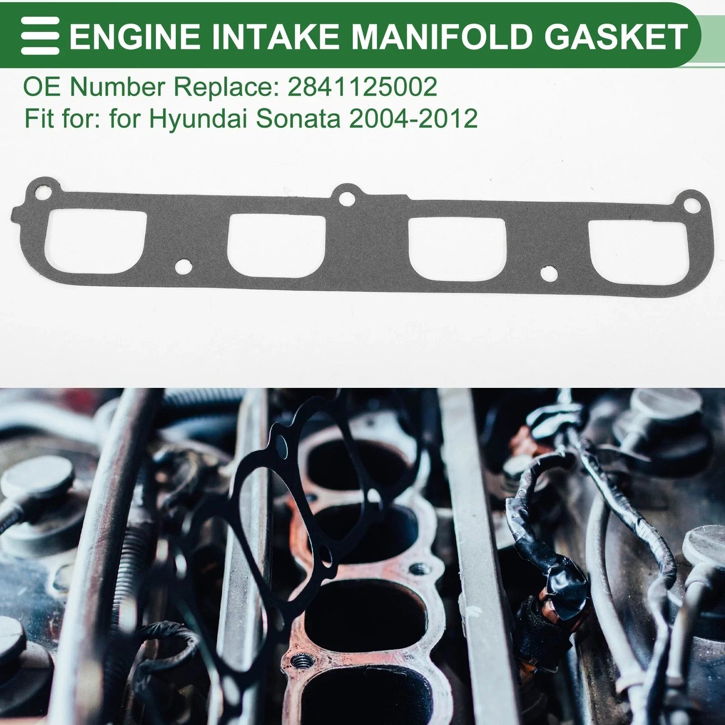 Engine Intake Manifold Gasket for Hyundai Sonata (2004-2012)