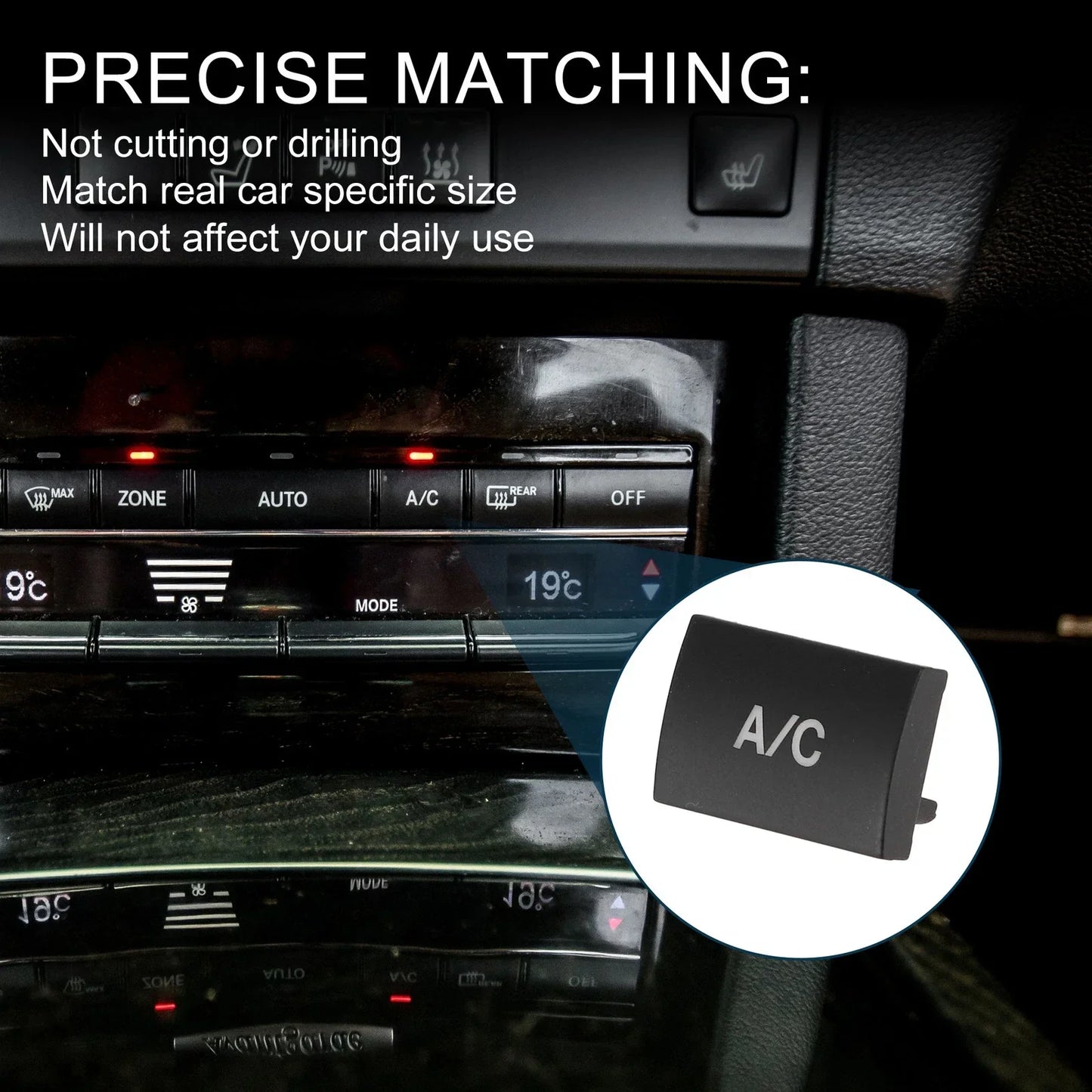 Climate Control Button Cover for Mercedes-Benz E Class (2017-2023)