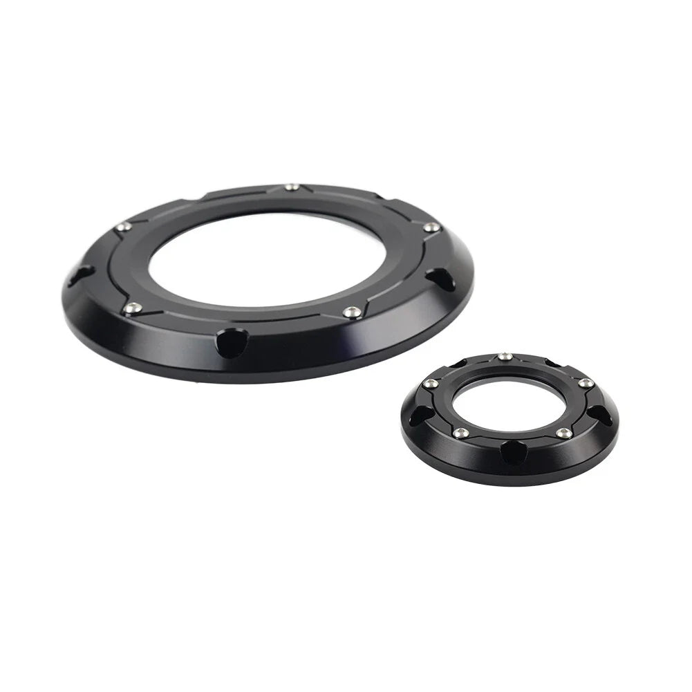 Black Derby Timer Timing Cover for Harley Softail Dyna Touring Road Glide