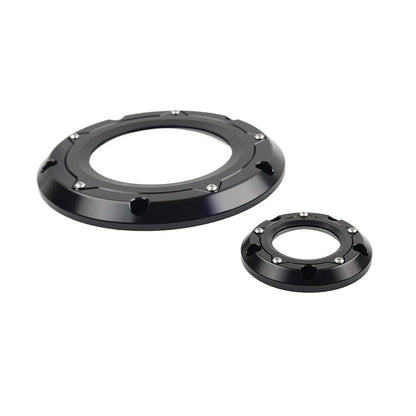 Black Derby Timer Timing Cover for Harley Softail Dyna Touring Road Glide