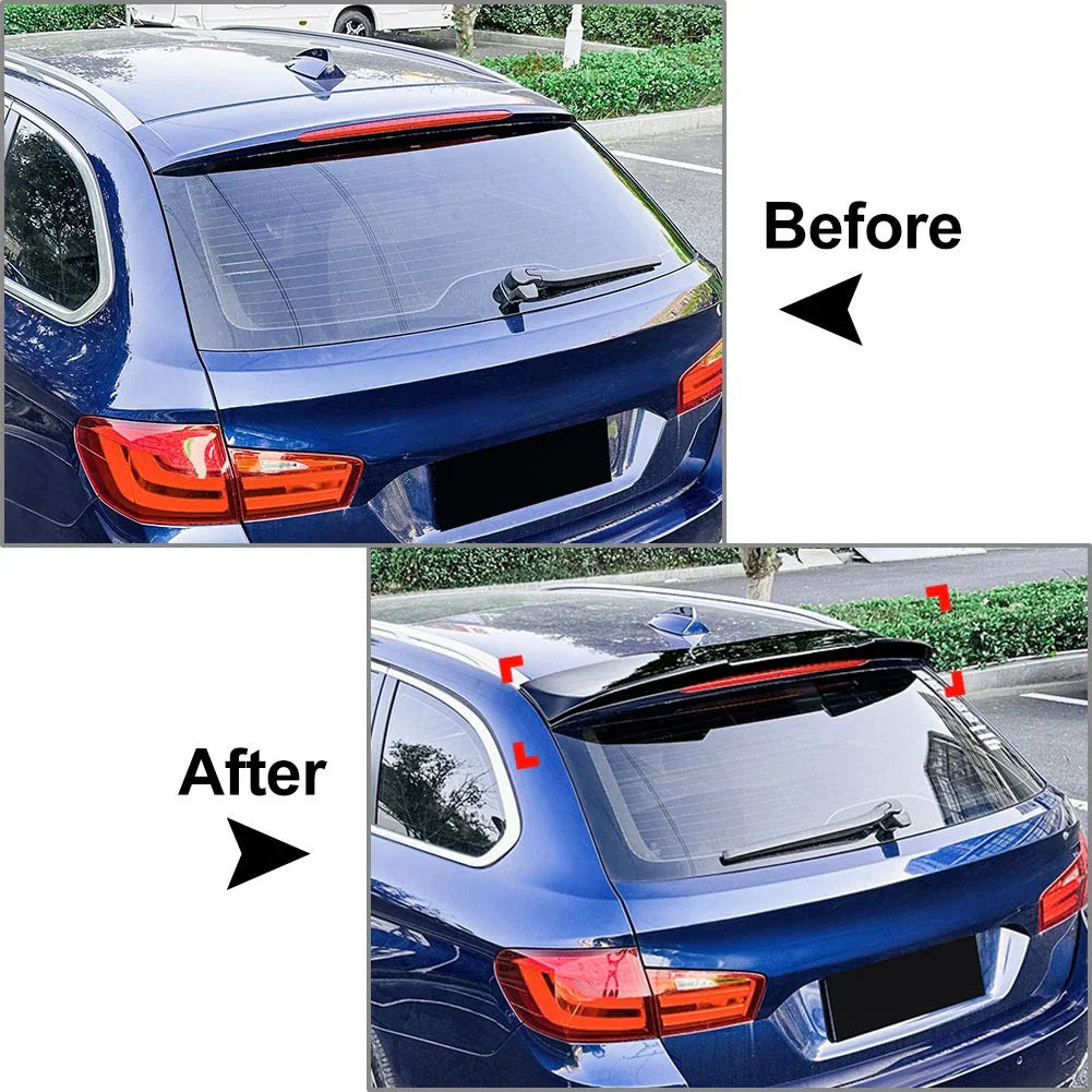 Glossy Black Rear Roof Trunk Spoiler for BMW 5 Series F11 (2011-2017)