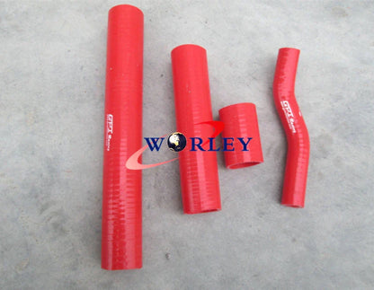 Red Silicone Radiator Hose for Suzuki GT750 (1971-1977)