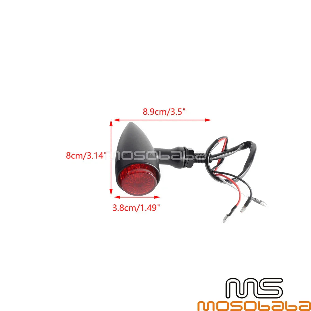 LED Amber Turn Signal Light for Harley Suzuki Universal