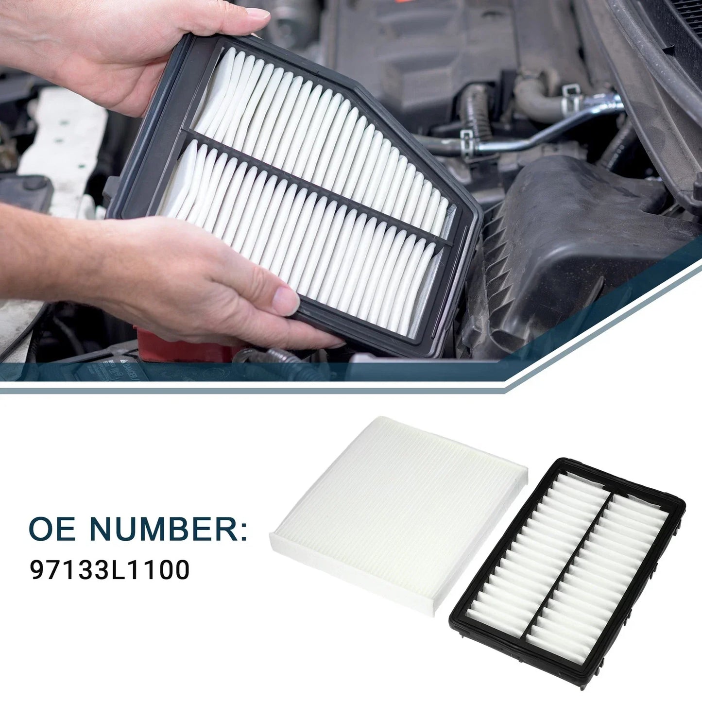 Cabin Air Filter Set for Hyundai Tucson (2021-2023)