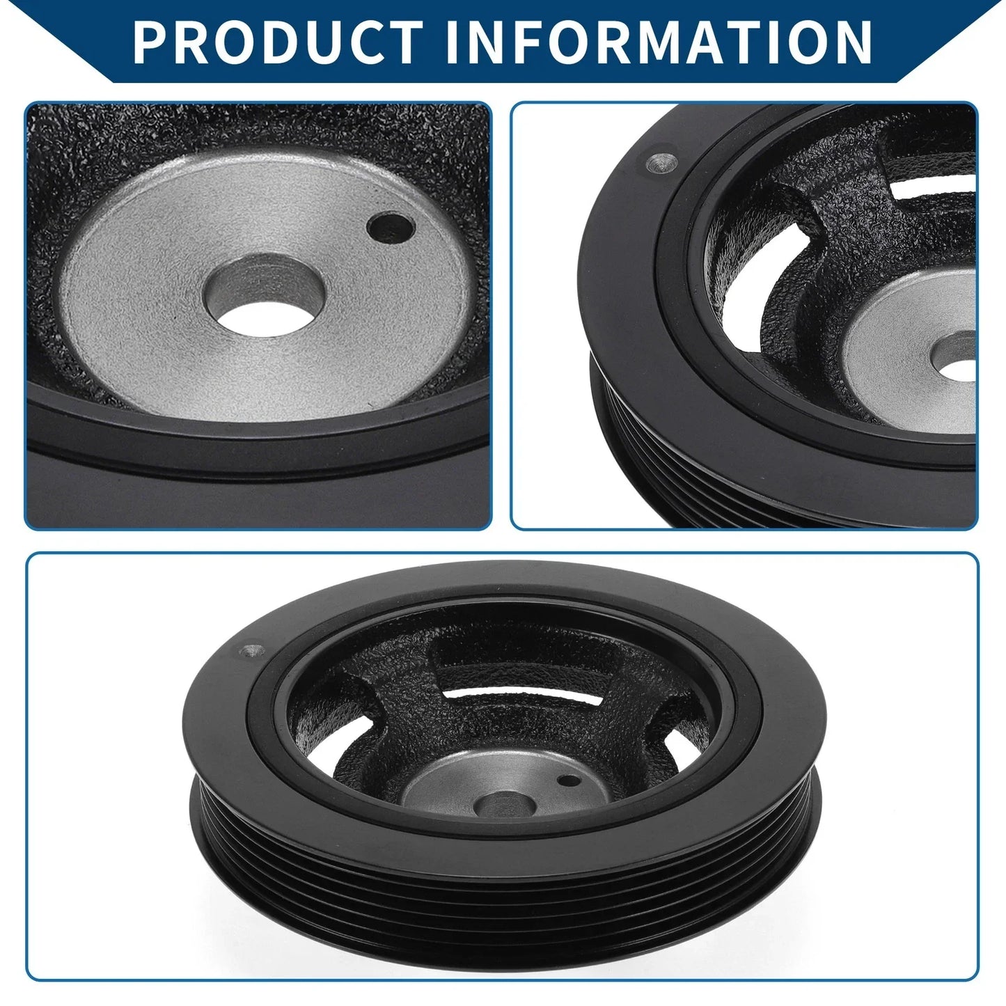 Harmonic Balancer Crank Pulley for Hyundai Santa (2010-2012)