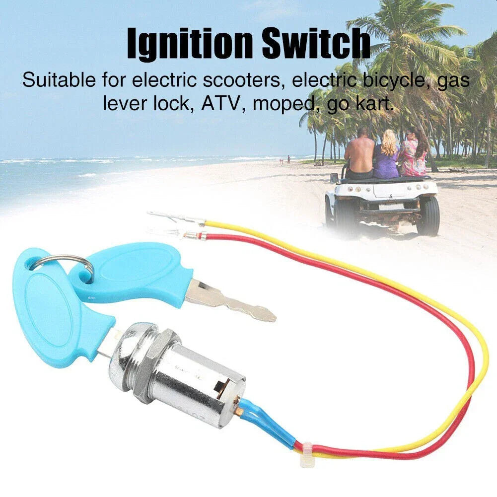 Keys Ignition Switch Lock for Universal Electric Bike Scooter