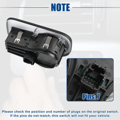 Headlight Lamp Switch Button for Dodge RAM 1500 2500 3500 (2013-2018)