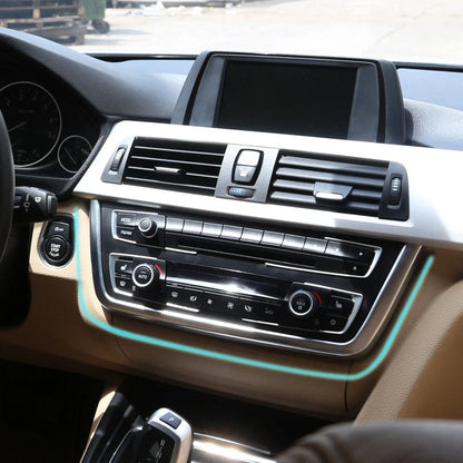 Chrome Center Console Cover Frame for BMW 3 Series F30 F31 F32 F34 F36 (2012-2019)
