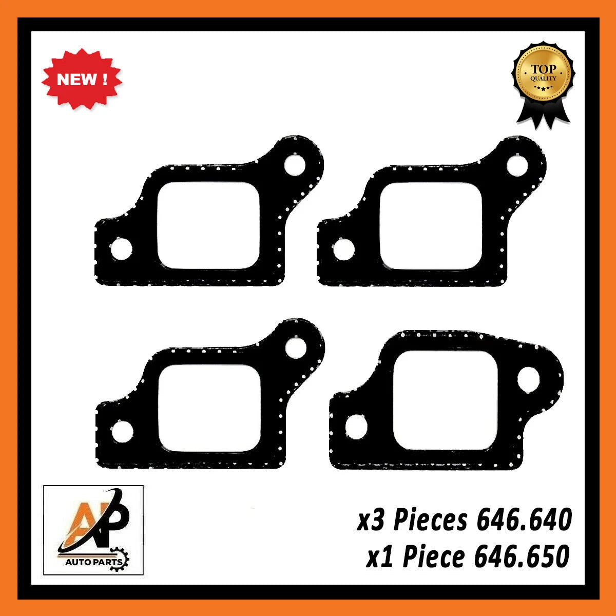 Exhaust Manifold Gasket Set for Ford Capri Granada Taunus Sierra (1967–1984)