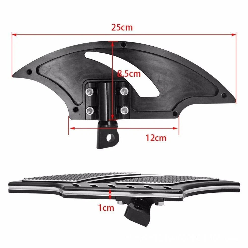 Motorcycle Floorboards Driver Passenger Foot Pegs for Harley Touring (2009-2023)