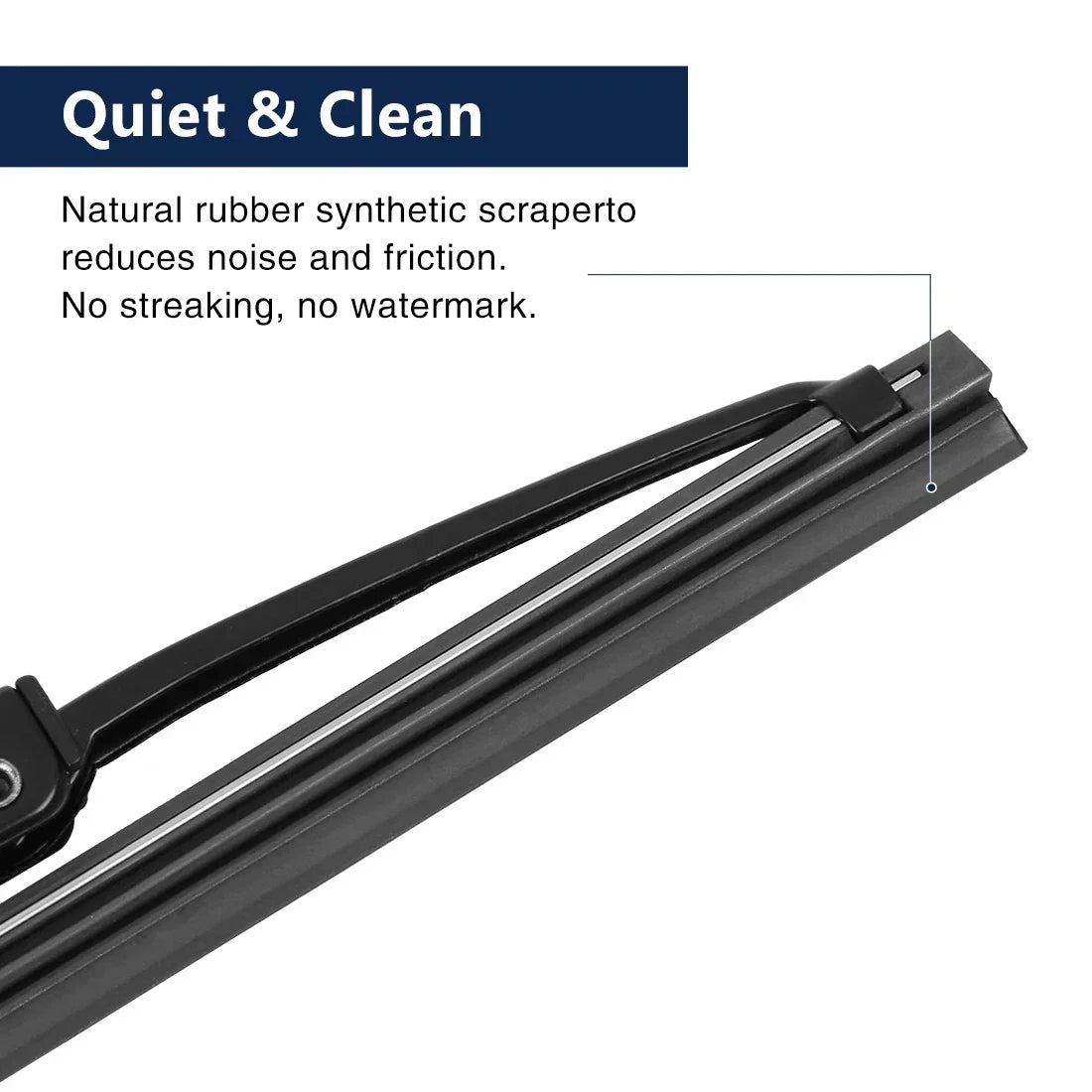 16 Inch Rear Windshield Wiper Blade Arm Set for Dodge Grand Caravan (2008-2010)