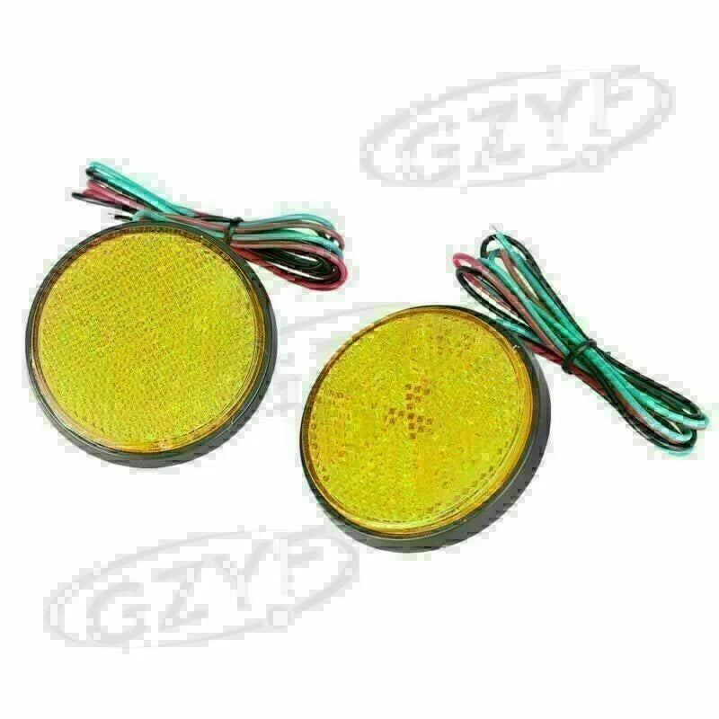 LED Reflector Rear Tail Brake Stop Marker Lights for Car Truck Auto