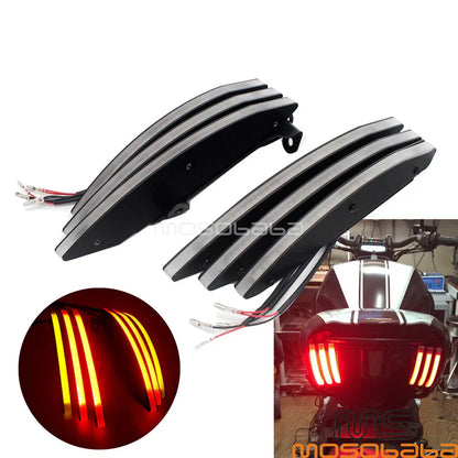 LED Red Brake Taillight & Amber Turn Signal Lights for Ducati Diavel (2011-2018)