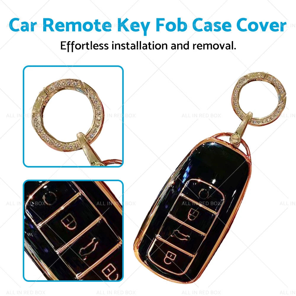 Chery Omoda 5 Remote Key Fob Case Cover - Black TPU