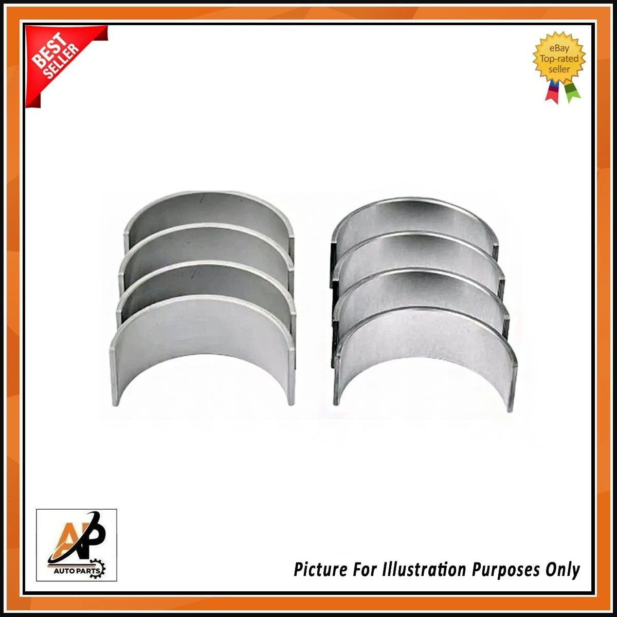 Big End Conrod Bearings Set 0.50 for Jaguar E-Pace 2.0 Diesel (2018–2019)