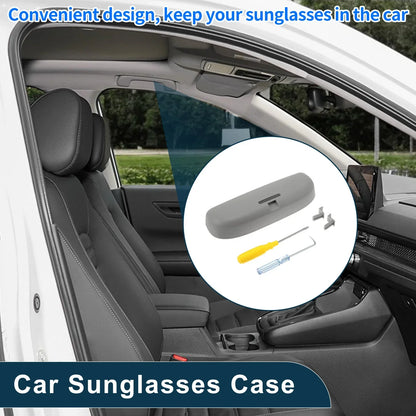 Sunglasses Case for Honda Accord 2012-2023 Eyeglasses Holder Storage Box Grey