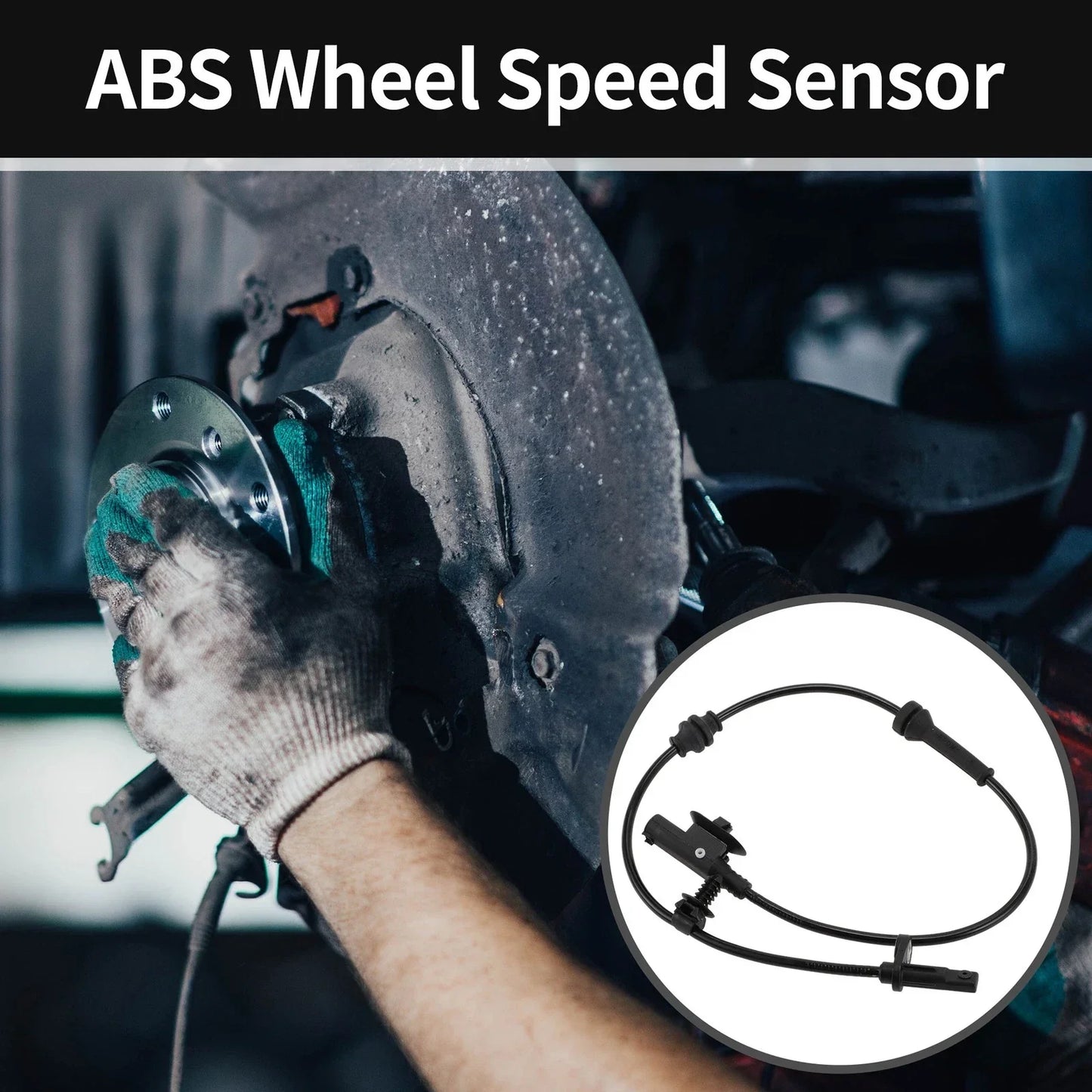 ABS Sensor for Dodge Dart 2013-2016 Rear Left or Right Side (2013-2016)