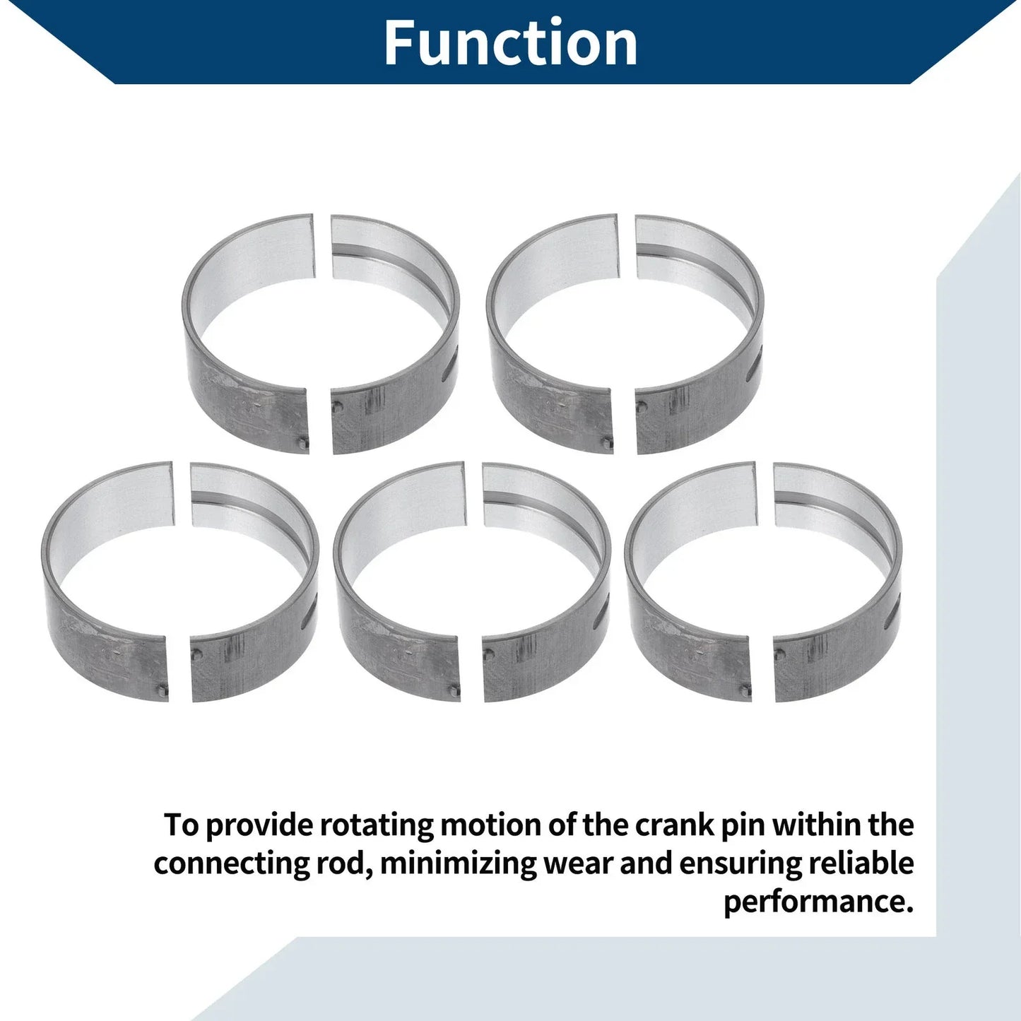 Main Bearing Set for Mercedes-Benz C180 (2011-2012)
