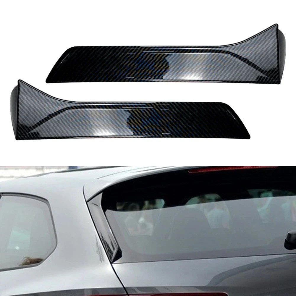 Carbon Fiber Rear Window Spoiler Side Wing Cover for SEAT Leon (2013-2019)