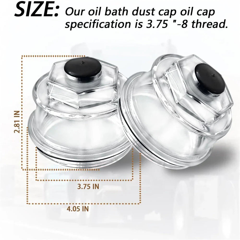 3-3/4" Oil Dust Caps for 10K-16000 Trailer Axle