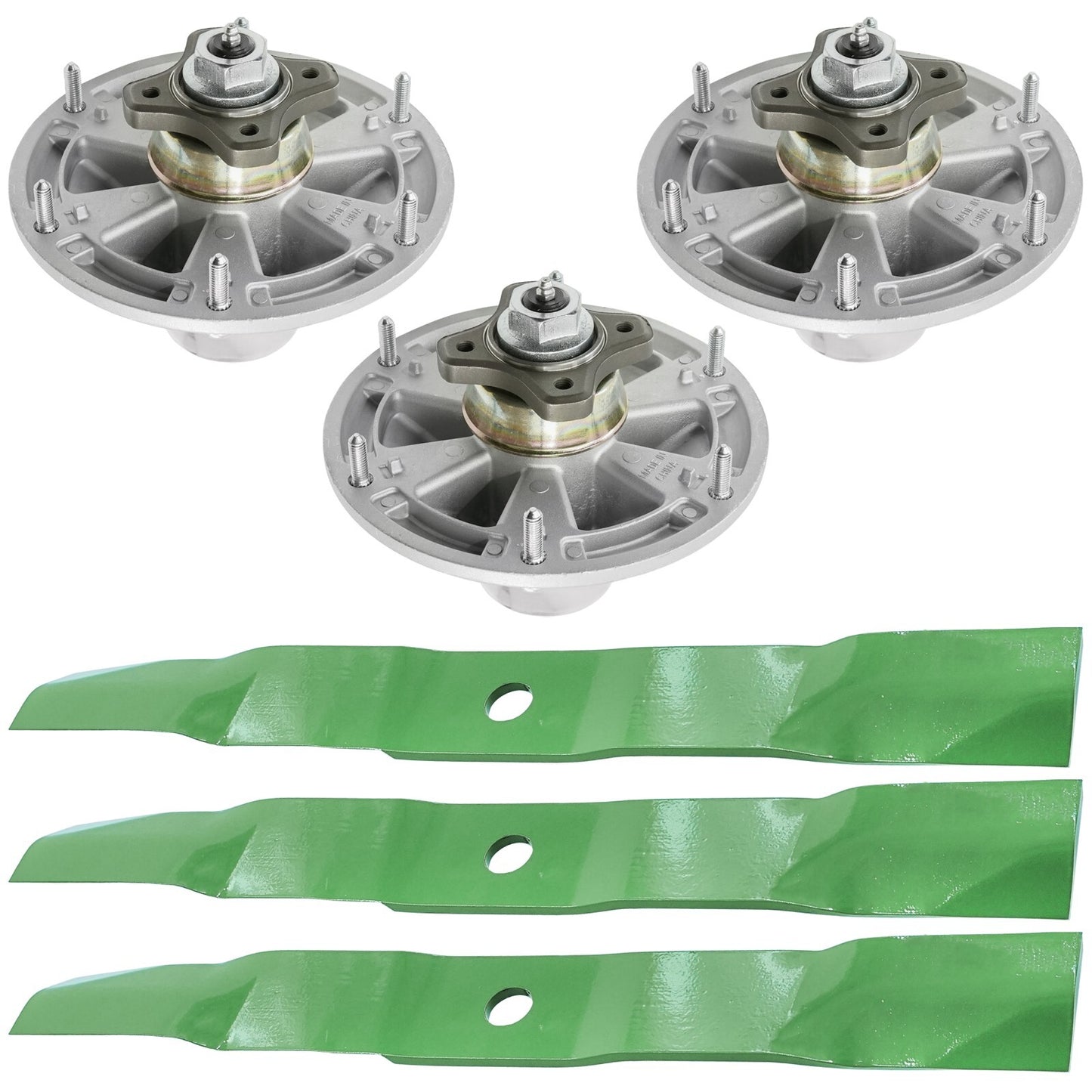 Caltric Spindles & Blades Replacement for John Deere Z930A Z930M Z930R (2008–2023)