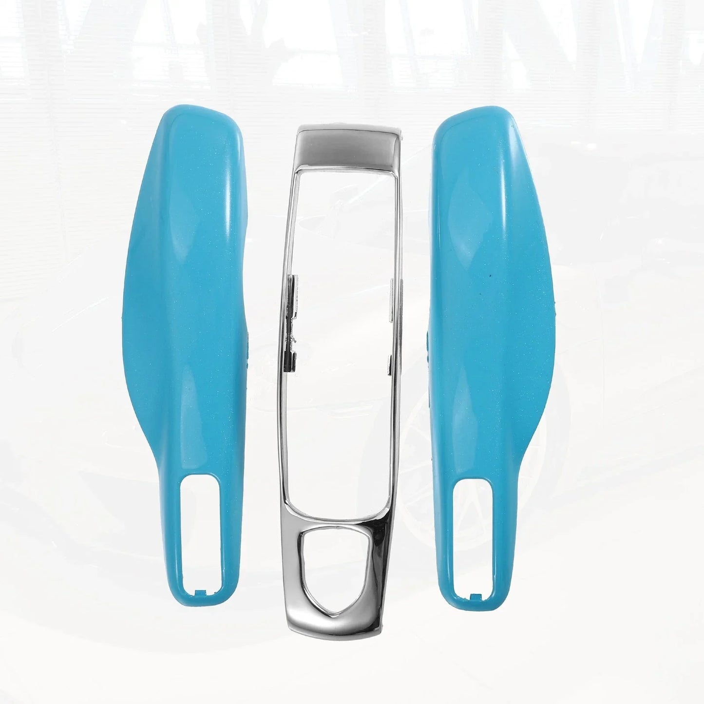 Vehicle Remote Key Cover Case for Porsche Macan 2014-Up - Blue