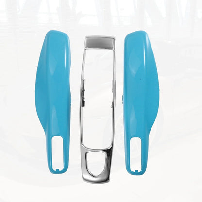 Vehicle Remote Key Cover Case for Porsche Macan 2014-Up - Blue