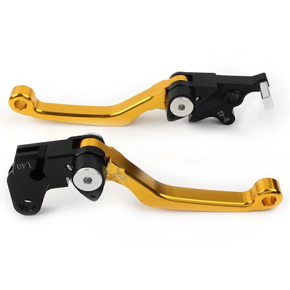 CNC Gold Pivot Clutch Brake Levers for Suzuki DRZ400S/SM/E (2000-2022)