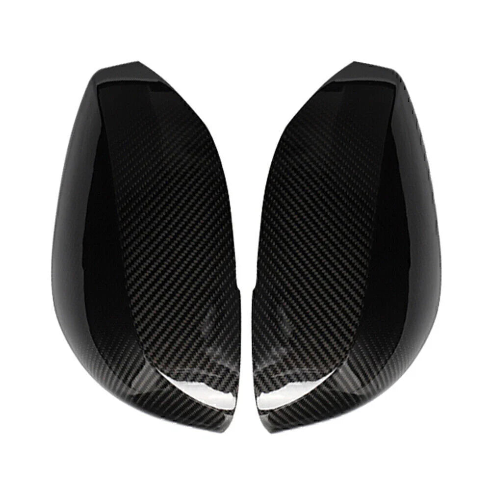 Carbon Fiber Side View Mirror Cover Caps for Infiniti Q50 Q60 Q70 QX30 (14-20)
